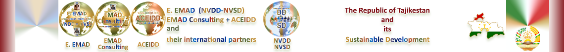 E. EMAD, EMAD Consulting, ACEIDD, the NVSD, the R. of Tajikestan and its Sustainable Development
