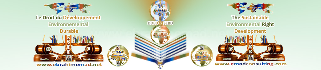 E. EMAD, EMAD Consulting, ACEIDD et le Droit du Développement Environnemental Durable
