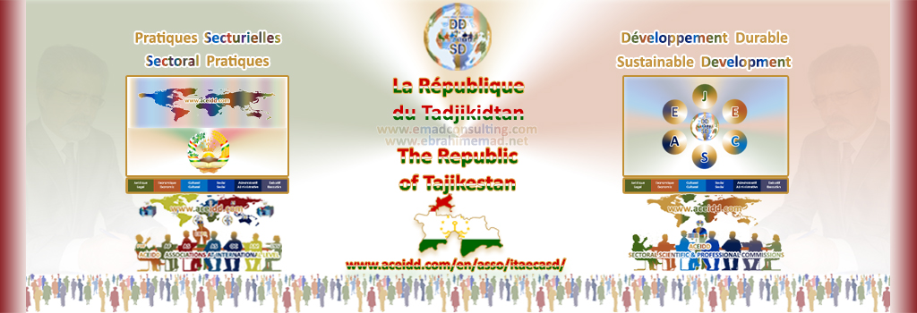 E. EMAD, EMAD Consulting, ACEIDD, The NVSD, the R. of Tajikestan & its Sustainable  Development