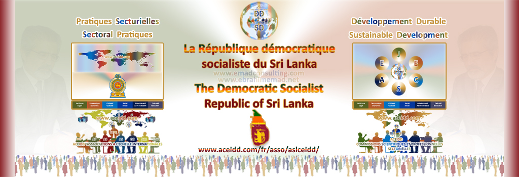 E. EMAD, la R. du Srilanka et son Développement Durable