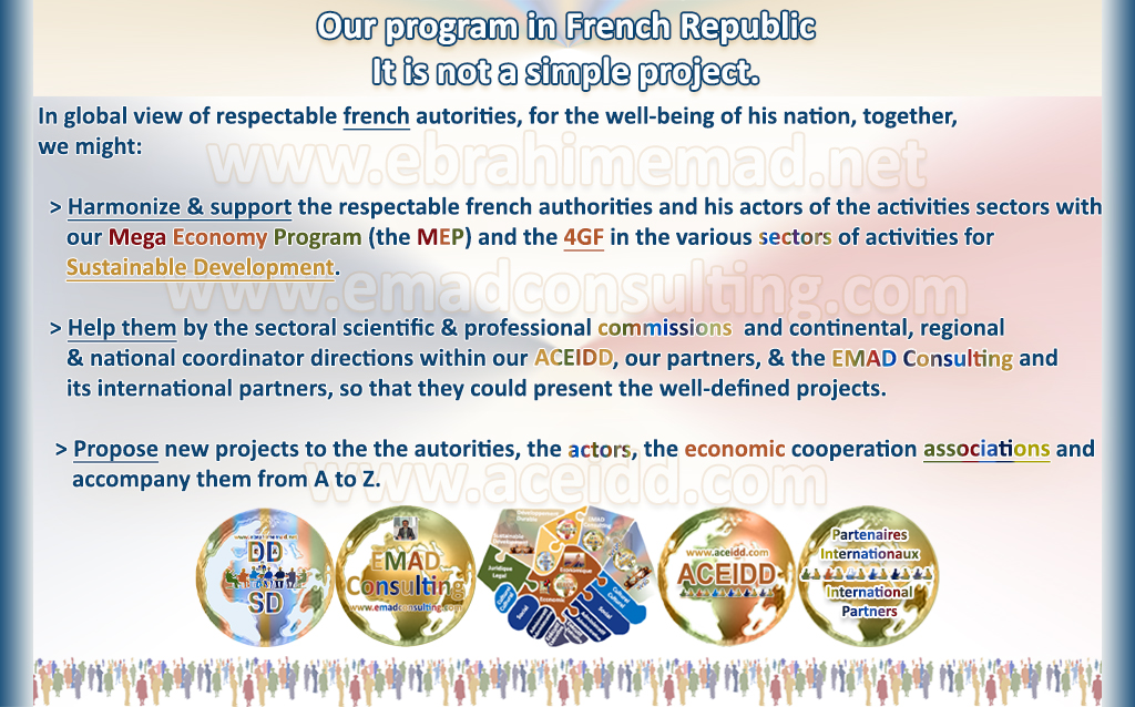 E. EMAD, EMAD Consulting, ACEIDD, the NVSD, the French Republic & its Sustainable  Development > Our program