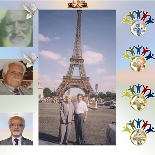 E. EMAD et Mon Père à Paris en 2001